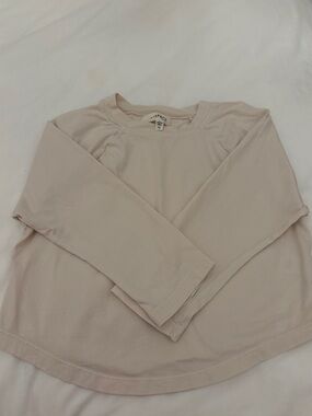 l*space Light Beige Crew Neck 3/4 Sleeve
